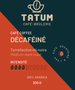 Café espresso décaféiné