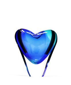 Large heart crystal vase