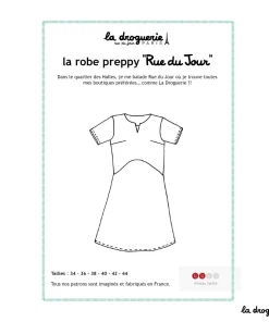 Patron de la robe preppy Rue du Jour